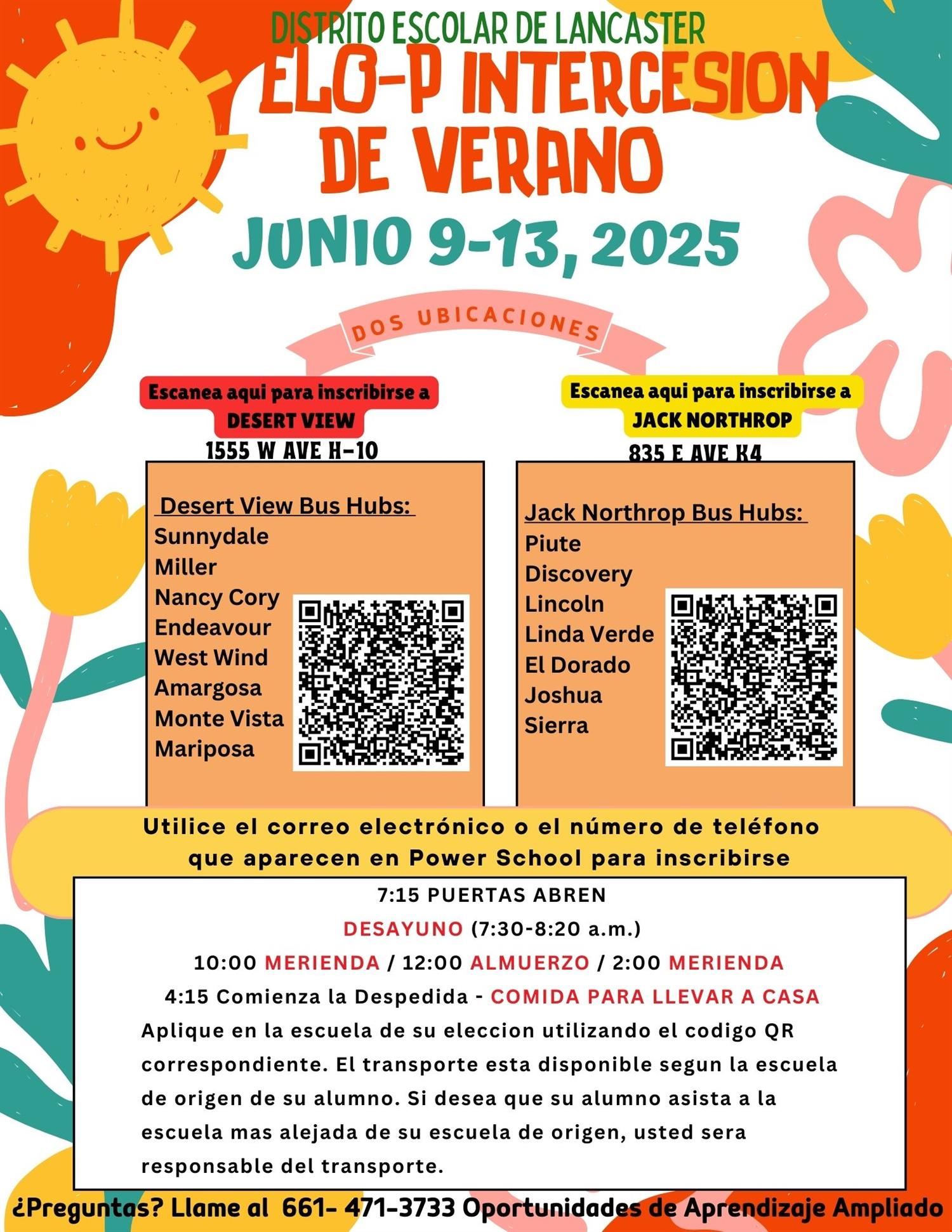 Intersession De Verano 
